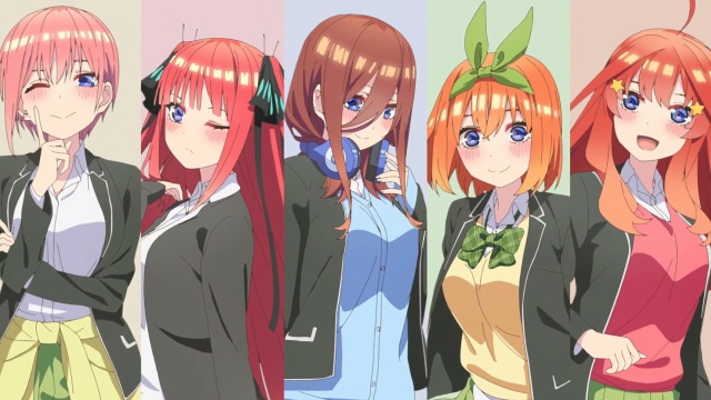 The Quintessential Quintuplets anime or gotoubun no hanayome is back a